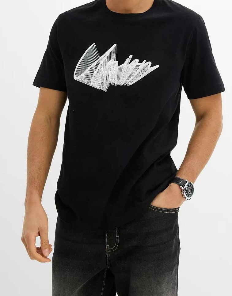 T-SHIRT MĘSKI Z NADRUKIEM