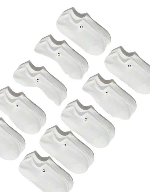 białe skarpetki 7-pack