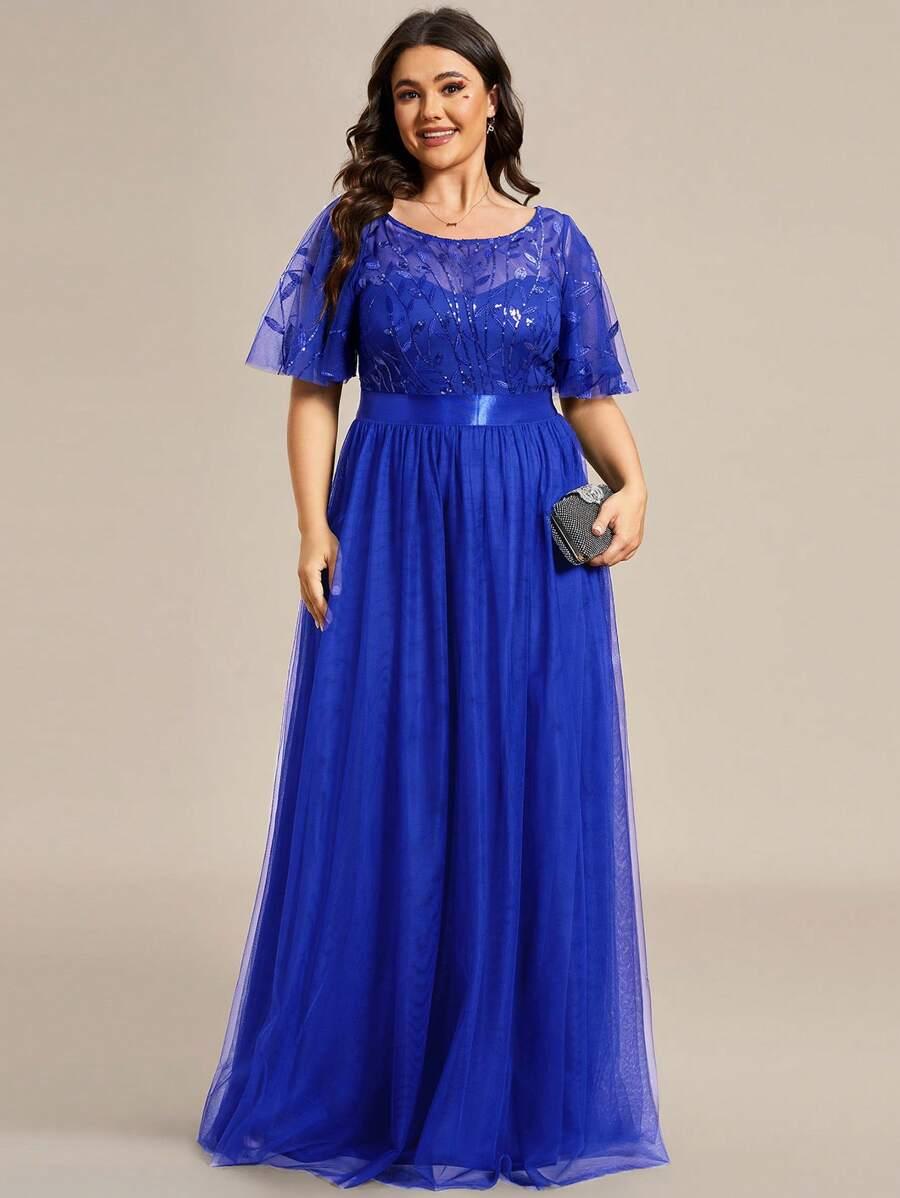 niebieska sukienka maxi