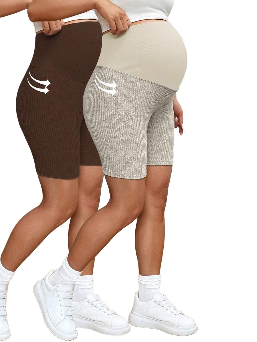 krótkie spodenki ciążowe 2-pack