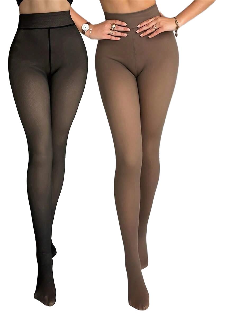Ocieplane rajstopy 2-PACK