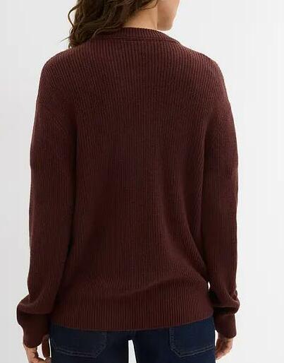 SWETER Z DZIANINY 