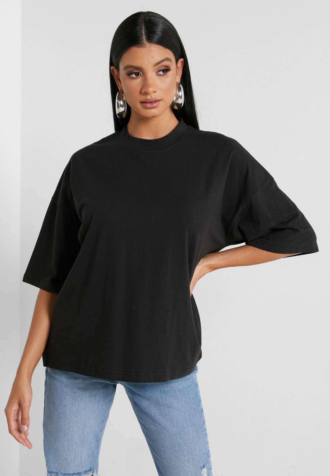 klasyczny luźny bawełniany T-SHIRT 2-PACK