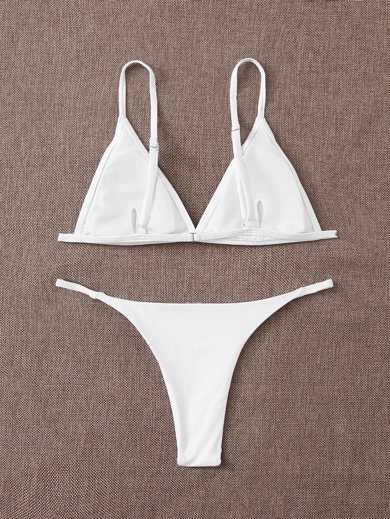 BIAŁE BIKINI KOMPLET