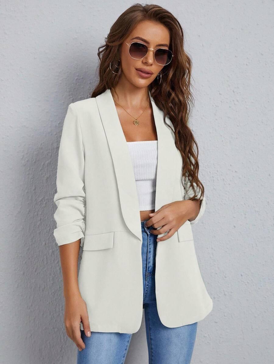 BIAŁA MARYNARKA CASUAL