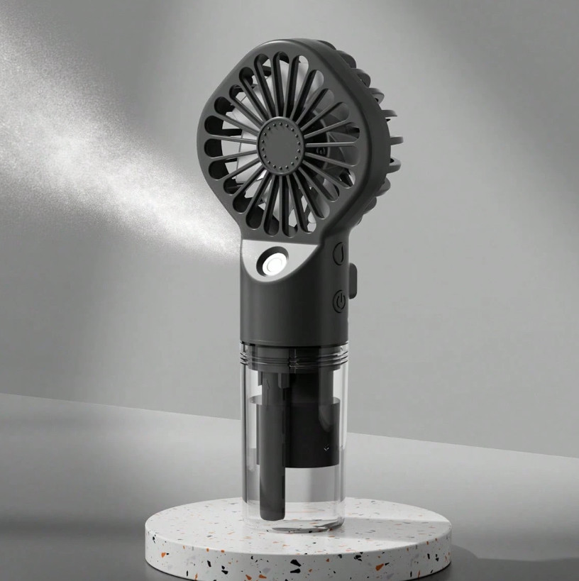 czarny mini wentylator