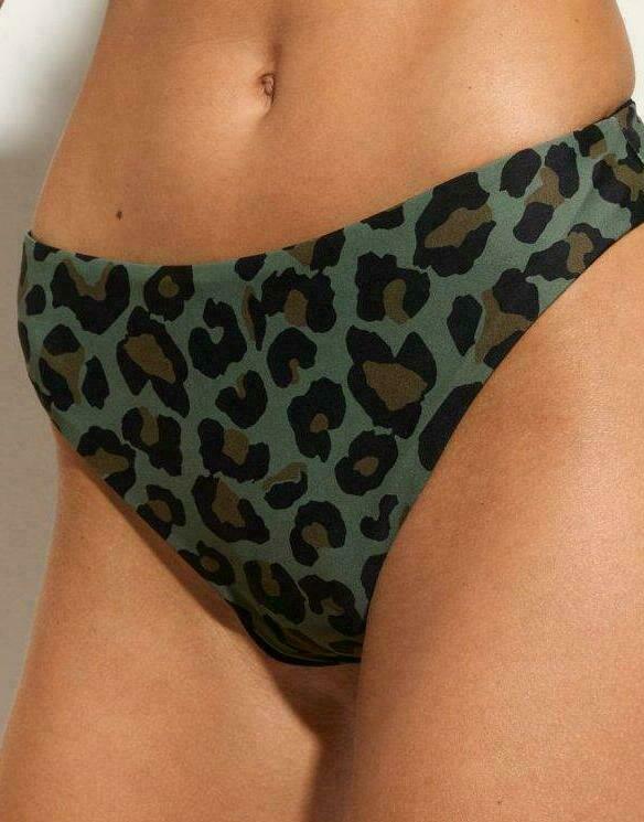 ZIELONY DÓŁ OD BIKINI PANTERKA