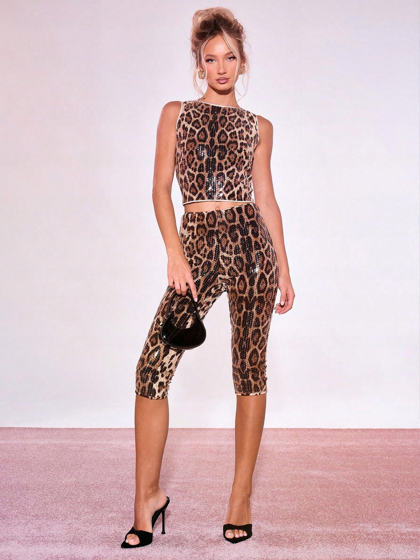 SPODNIE ANIMAL PRINT