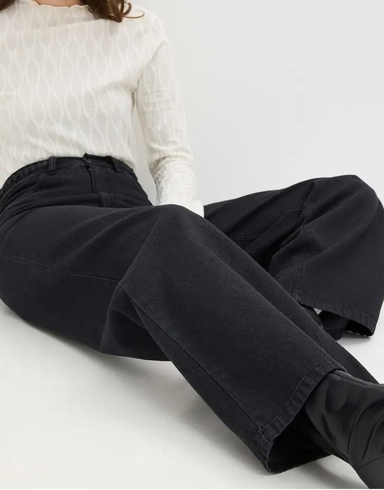 JEANSY DAMSKIE PLUS SIZE BAWEŁNIANE WYSOKI STAN
