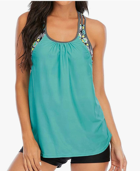 góra od bikini TANKINI PRINT 