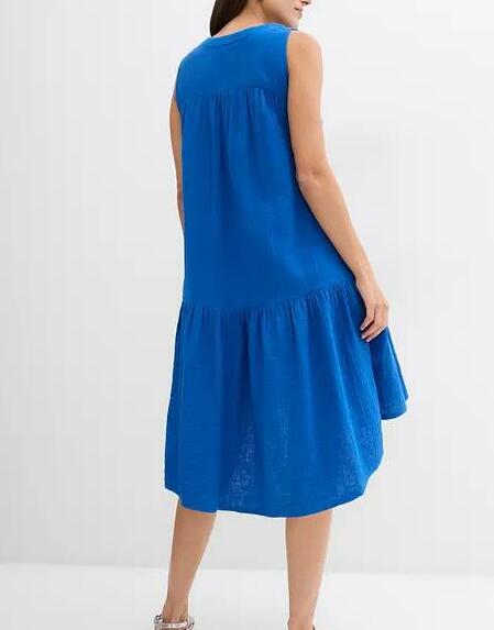 SUKIENKA OVERSIZE DEKOLD V BAWEŁNIANA NA CO DZIEŃ