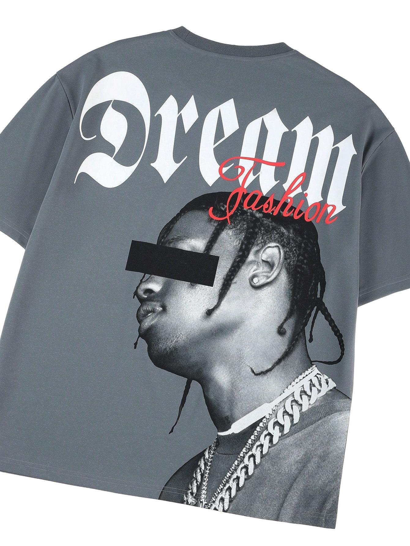 T-SHIRT MĘSKI NADRUK