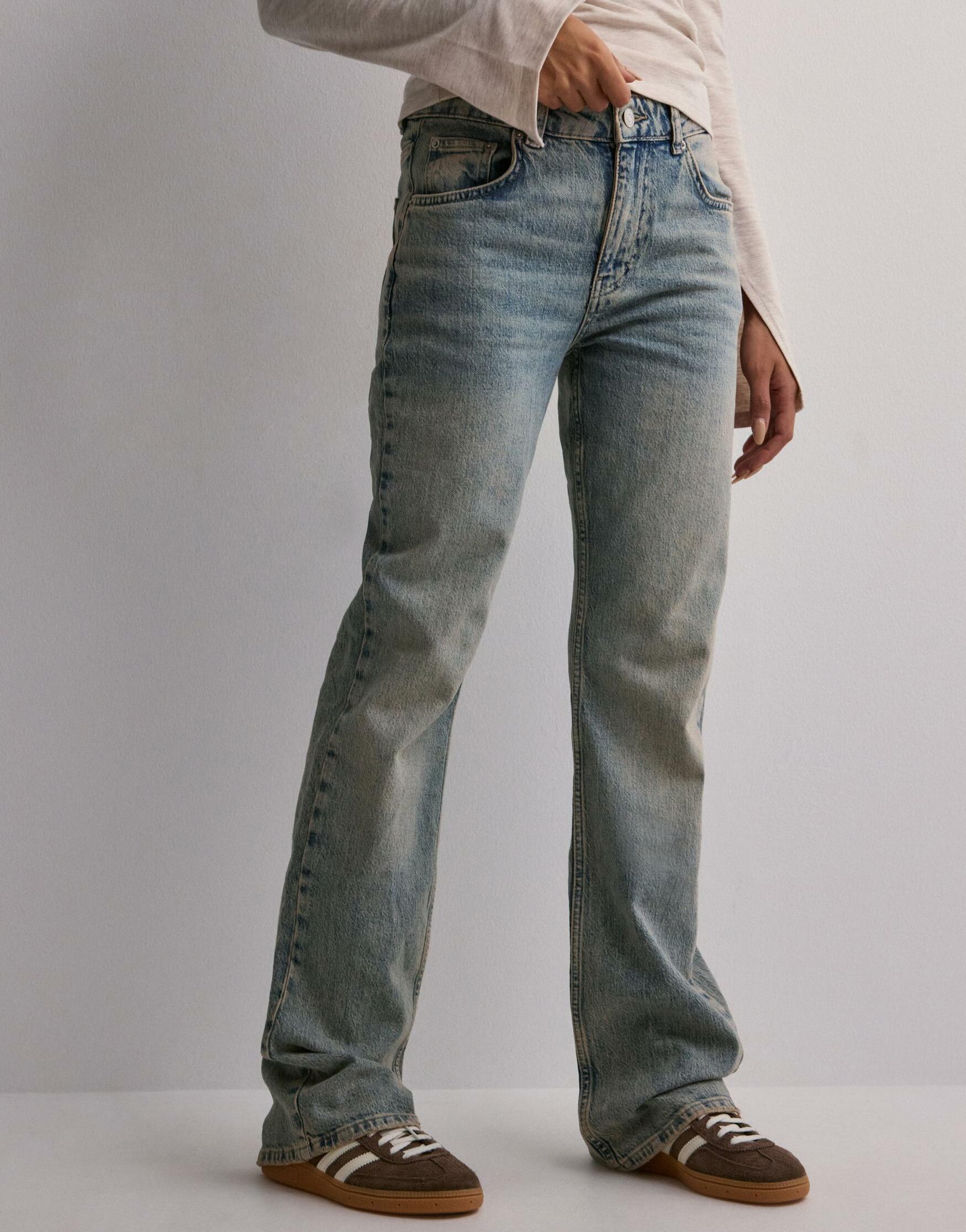 SPODNIE JEANS DZWONY WYSOKI STAN VINTAGE