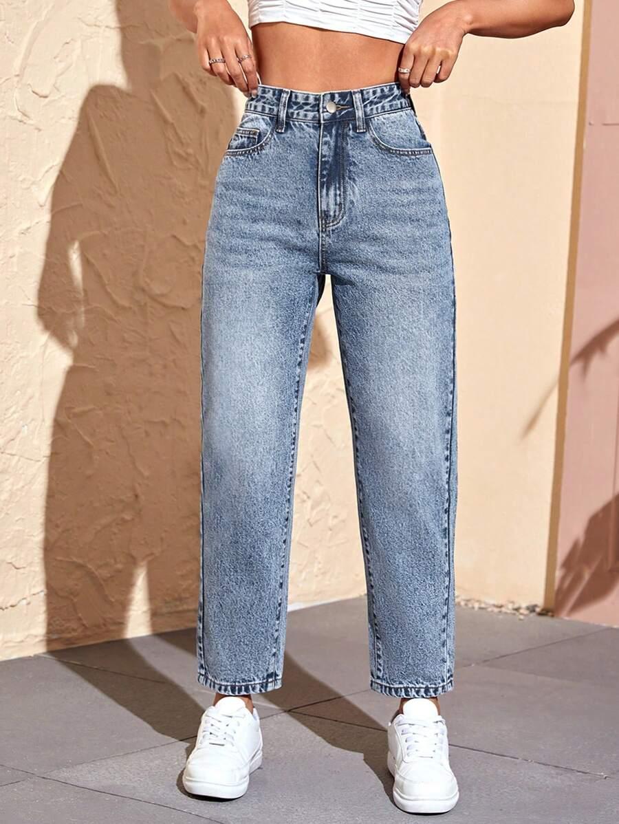 NIEBIESKIE SPODNIE JEANS