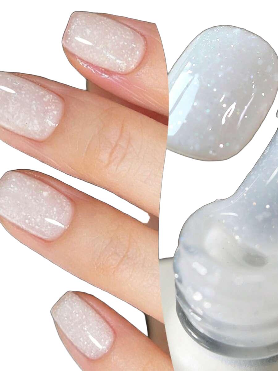 biały lakier połysk uv led 
