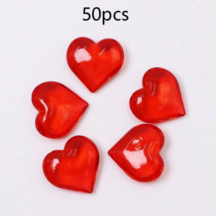 czerwone serca 50-pack