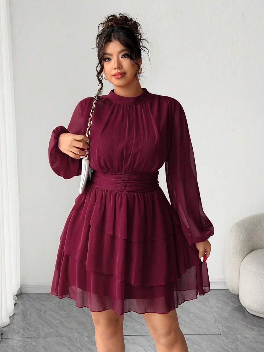 czerwona mini sukienka