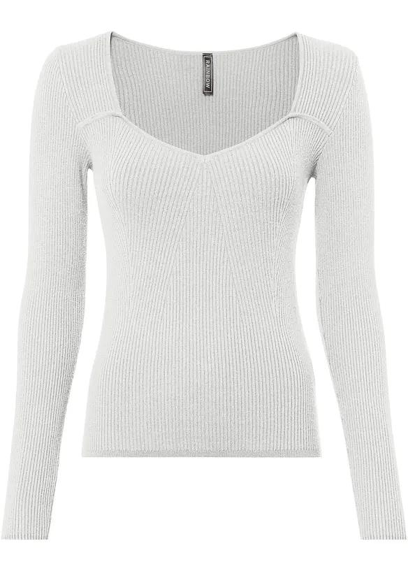 SWETER DAMSKI BIAŁY