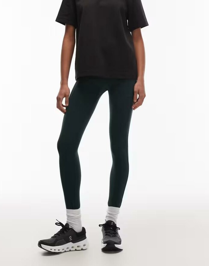 ZIELONE LEGGINSY SPORTOWE KIESZENIE