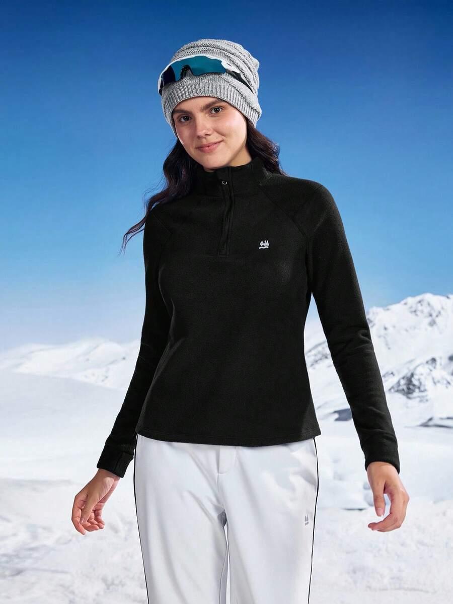 czarny sweter polar