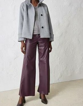 PŁASZCZ DAMSKI PLUS SIZE WEŁNIANY DŁUGI RĘKAW