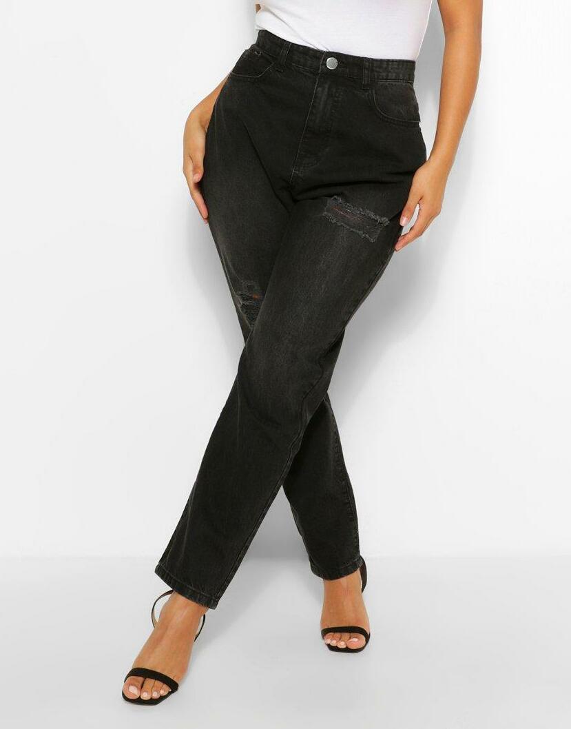 SPODNIE JEANSOWE RIPPED