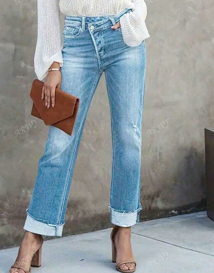 NIEBIESKIE SPODNIE JEANS