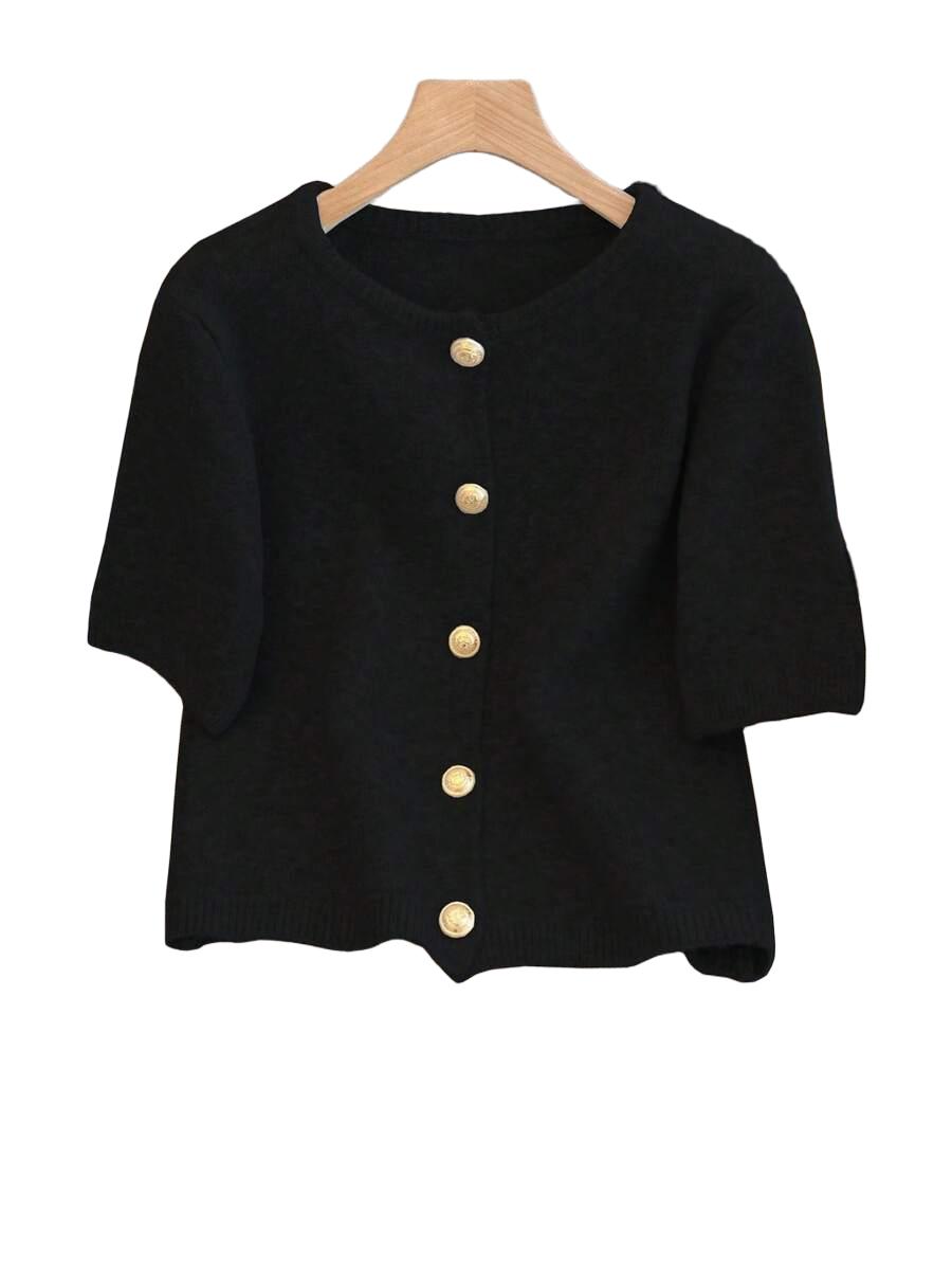 SWETER DAMSKI ROZPINANY OKRĄGŁY DEKOLT FASON