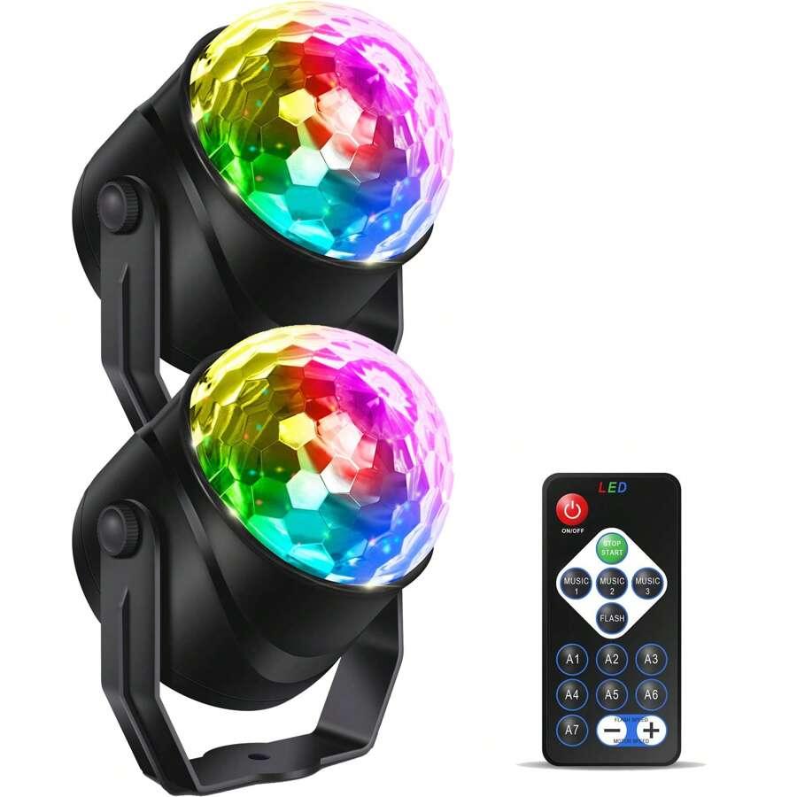 projektor led oświetlenie na imprezę 2-pack