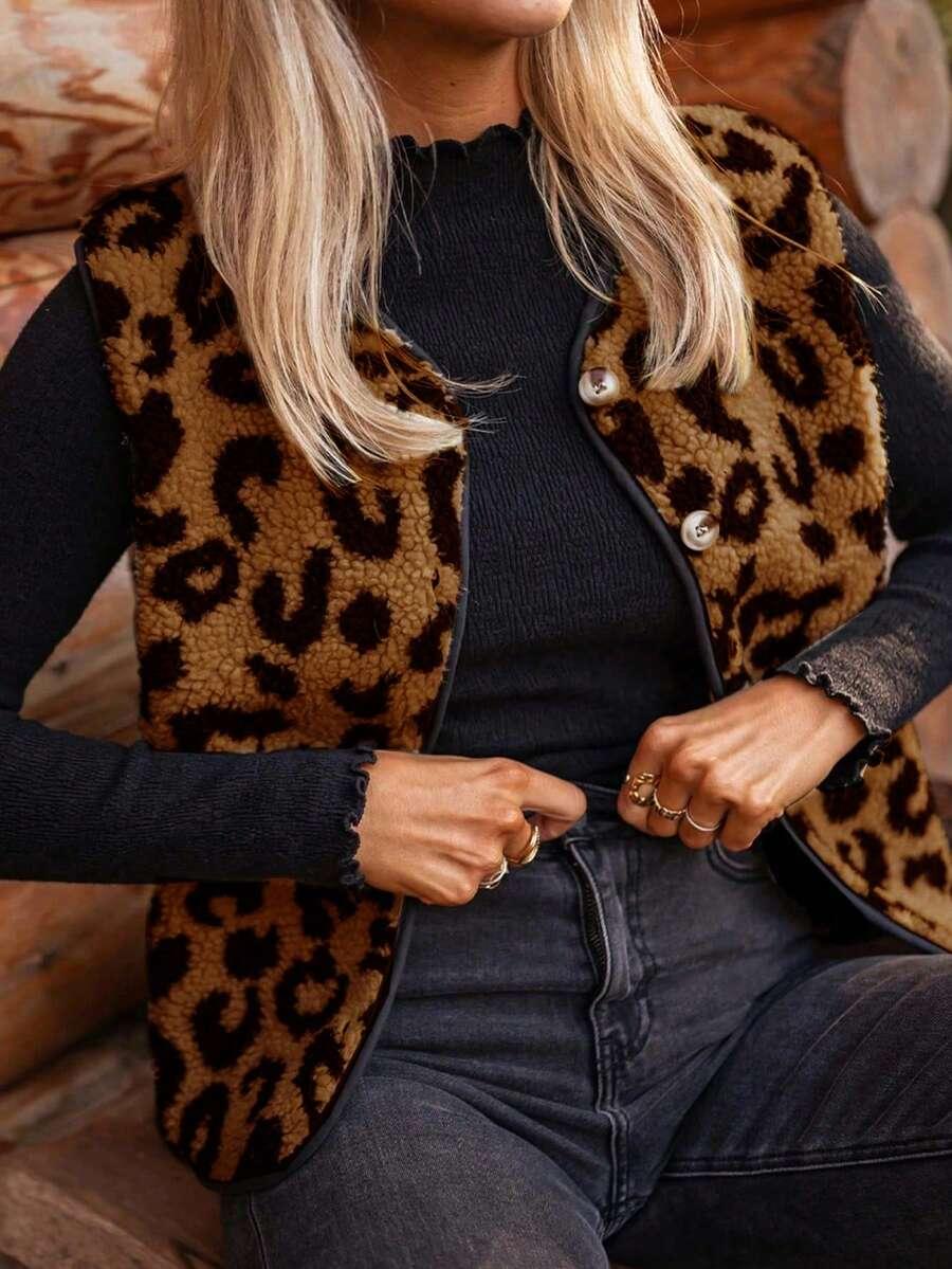 KAMIZELKA ANIMAL PRINT miś