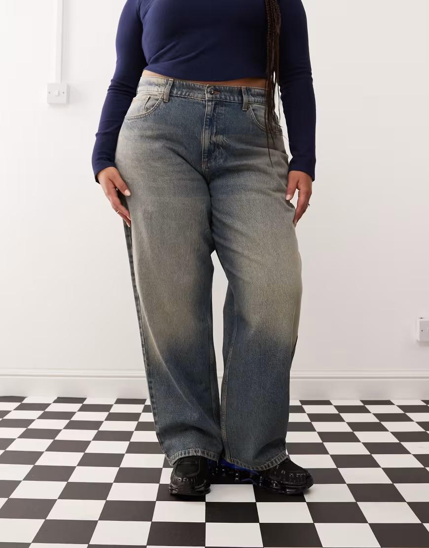 NIEBIESKIE SPODNIE JEANS