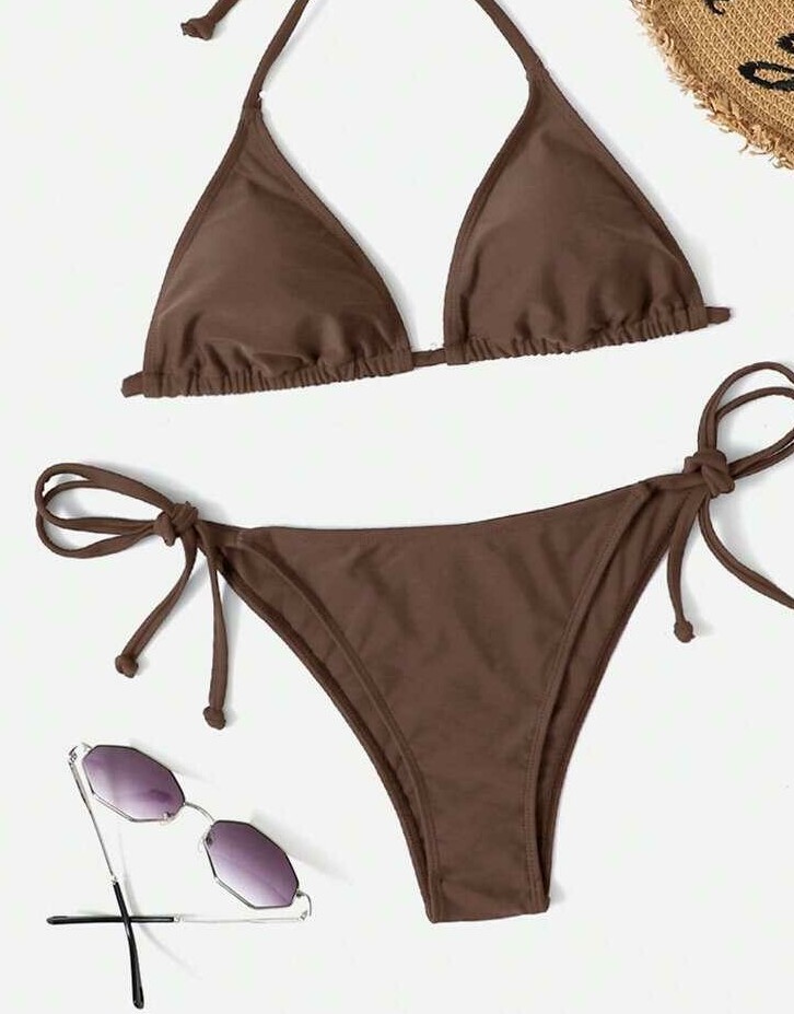 BRĄZOWY DÓŁ OD BIKINI