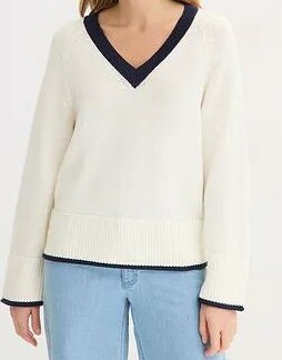 SWETER DAMSKI SEREK V REGULAR