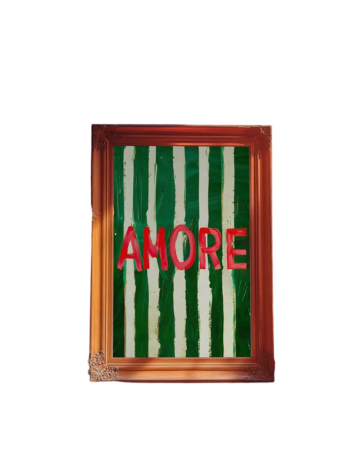 PLAKAT OBRAZEK NAPIS amore