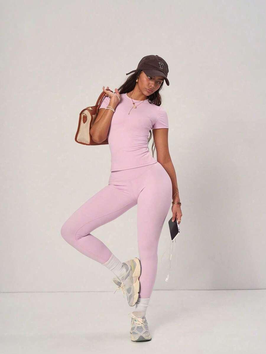 bluzka legginsy komplet