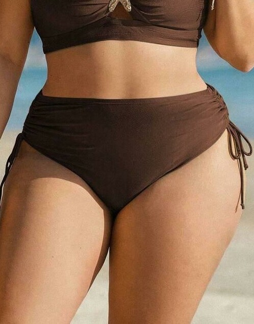 BRĄZOWY DÓŁ OD BIKINI