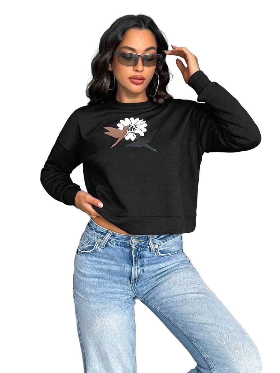 BLUZA Z NADRUKIEM