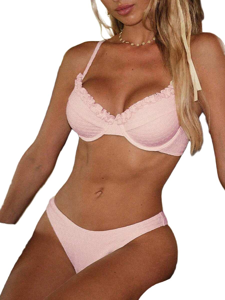 DWUCZĘŚCIOWE BIKINI FALBANKI