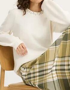 SWETER DAMSKI BIAŁY