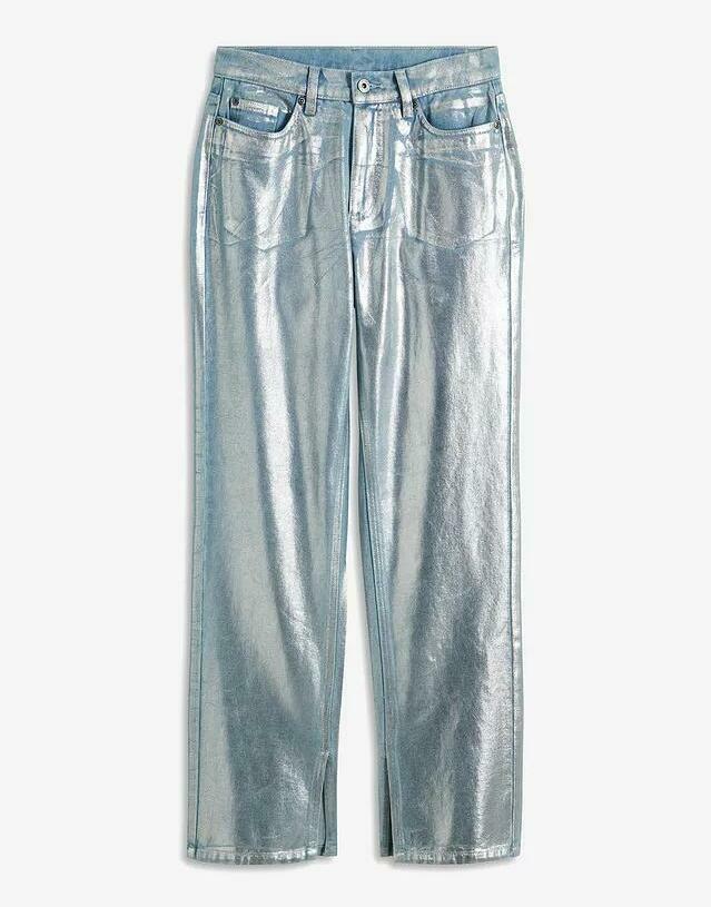 JEANSY DAMSKIE BOOTCUT Z BAWEŁNY WYSOKI STAN