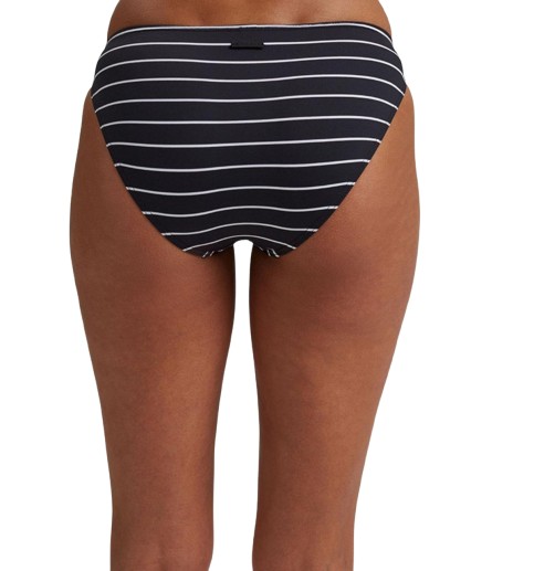 CZARNY DÓŁ OD BIKINI WZÓR PASKI