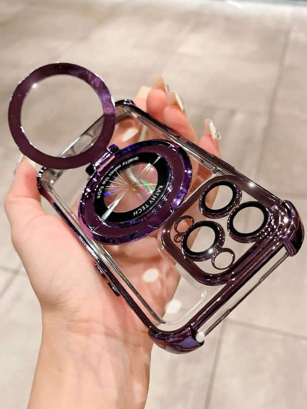FIOLETOWE ETUI NA TELEFON IPHONE 14 PRO MAX 