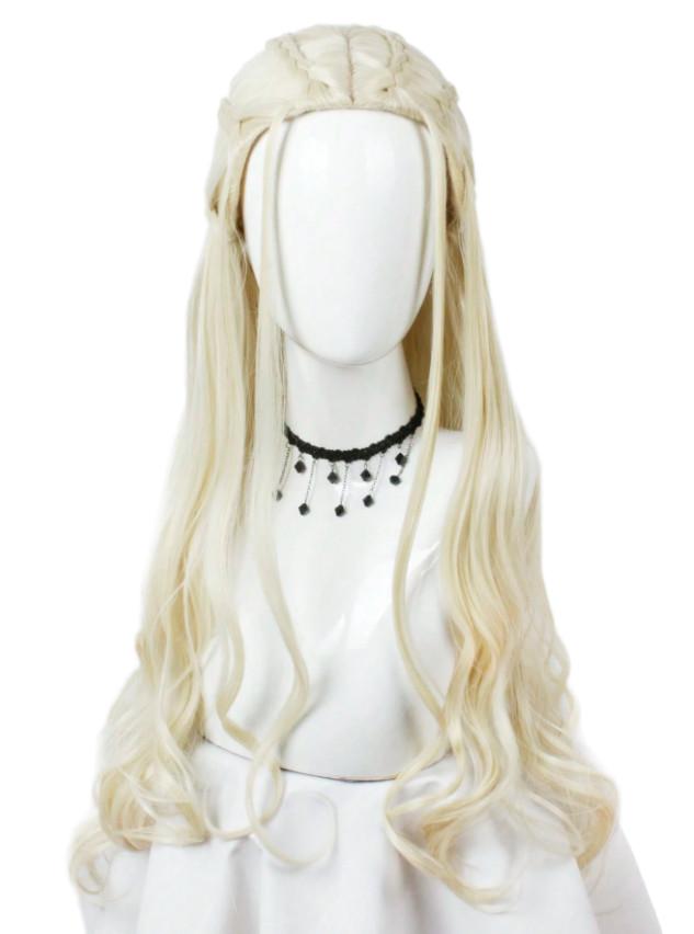 BLOND peruka włosy syntetyczne