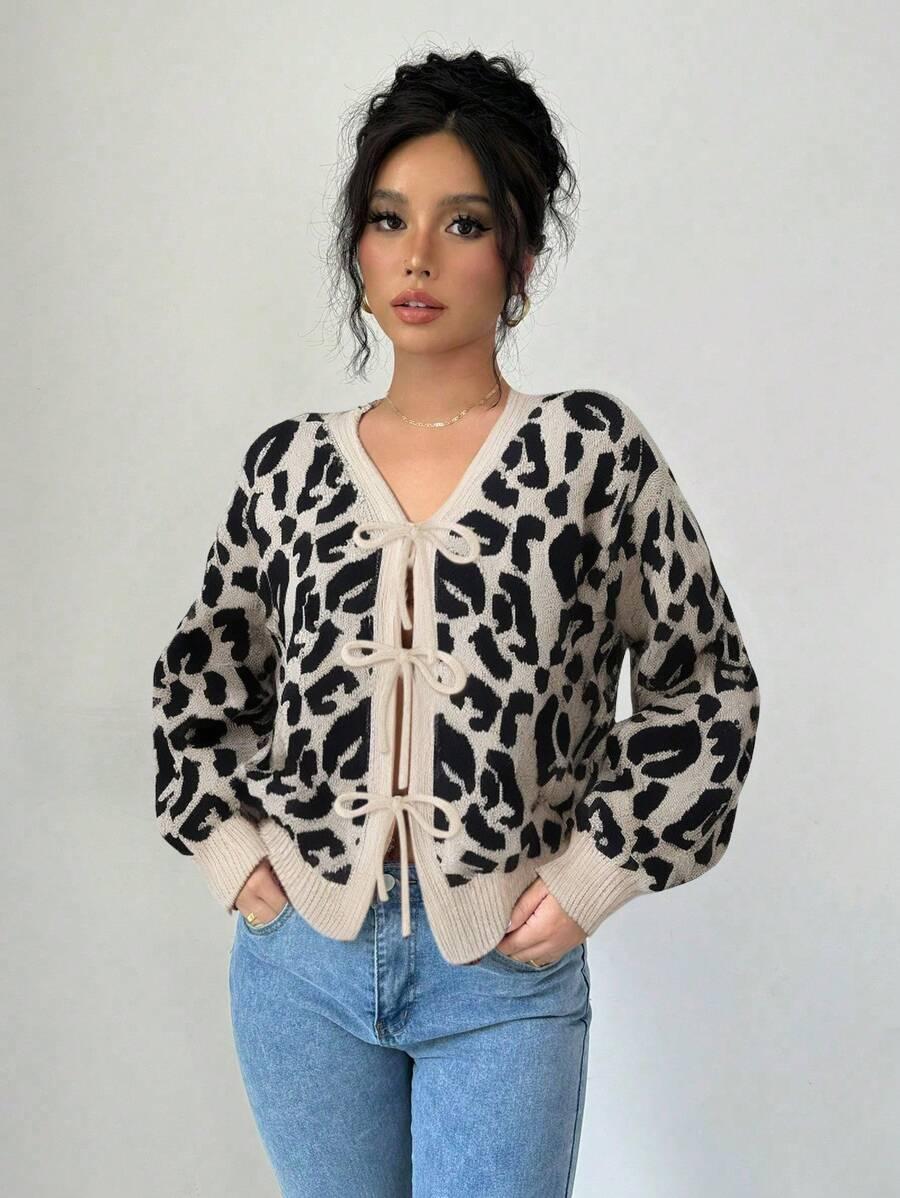 sweter animal print