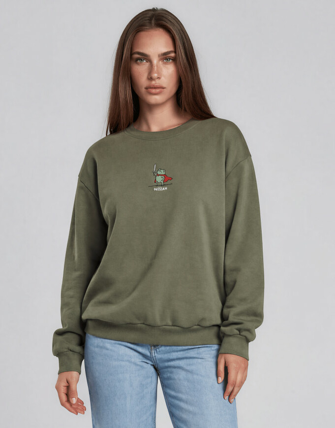zielona bluza oversize