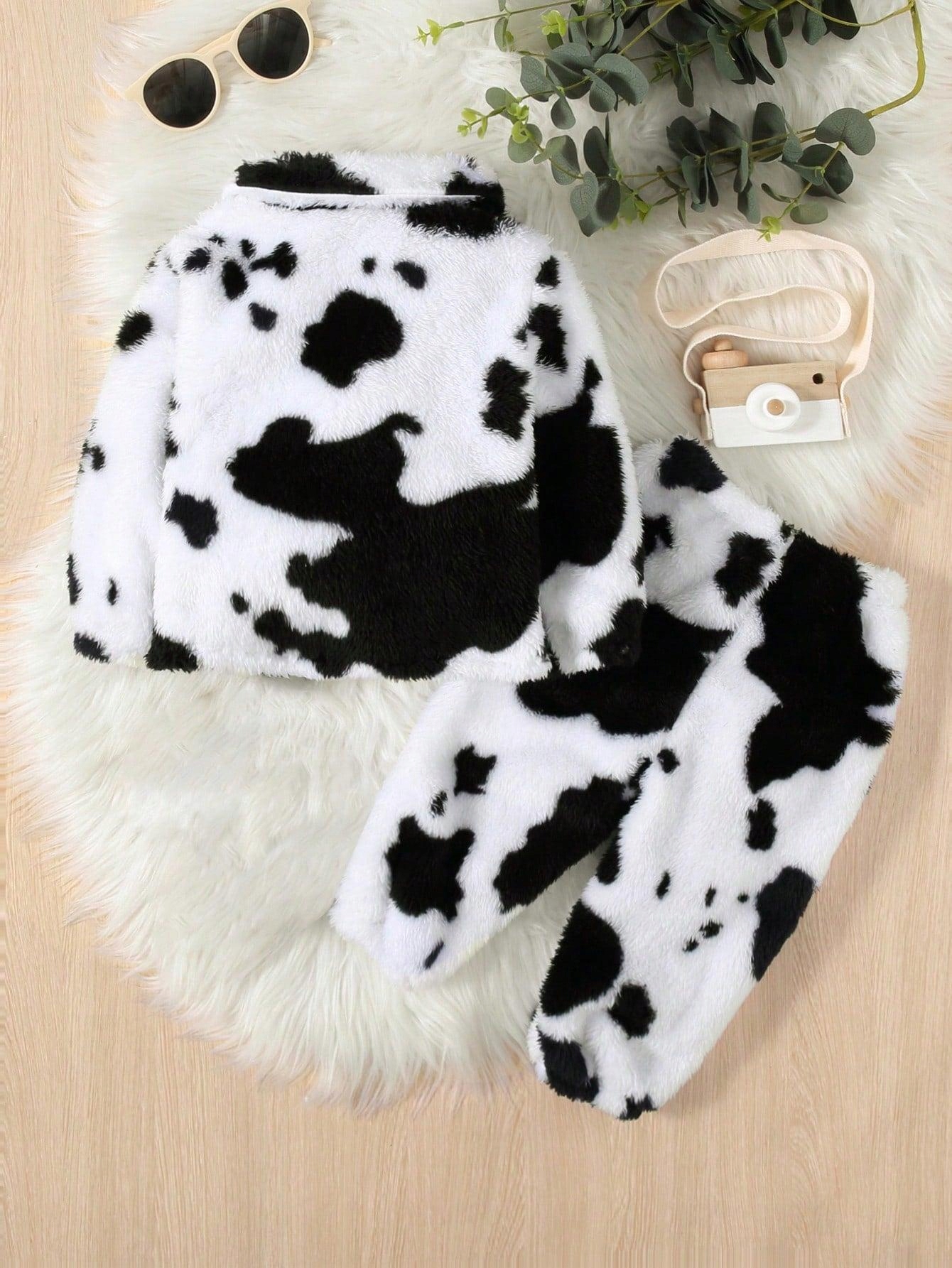 komplet bluza spodnie animal print 