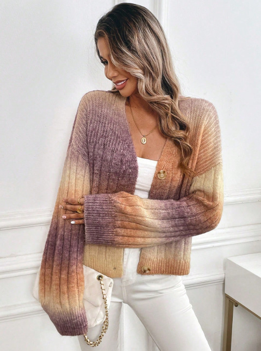 sweter kardigan fluffy guziki