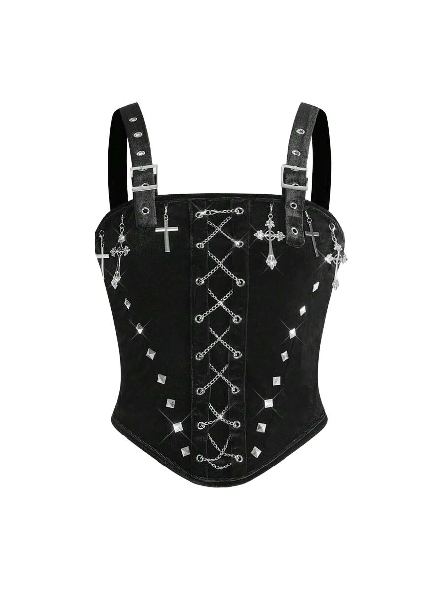 TOP W STYLU GOTYK  METAL