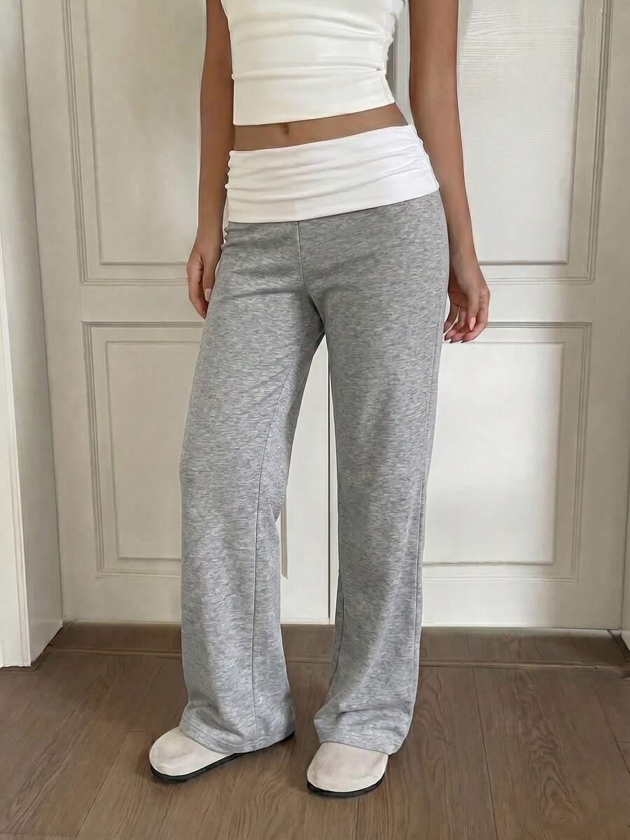 SZARE SPODNIE CASUAL