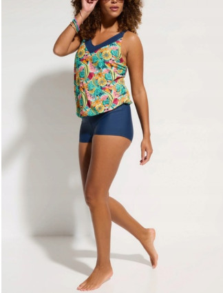 TANKINI DWUCZĘŚCIOWE ZE WZOREM
